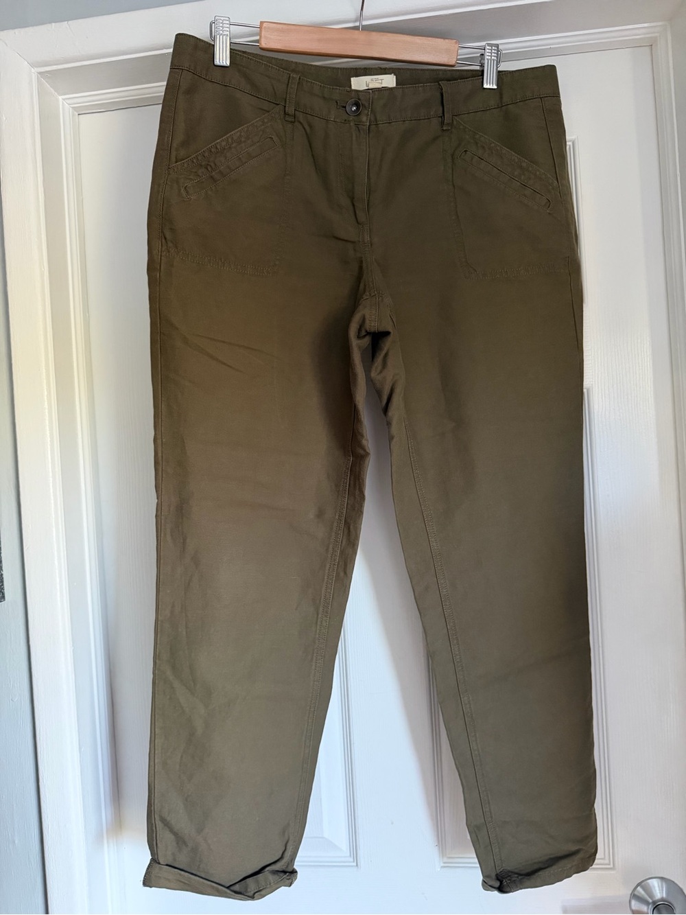 Loft Women's Olive Green Casual Pants